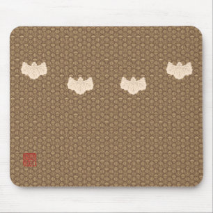 Komonjikirimontsukikawa-doubuku Mouse Pad