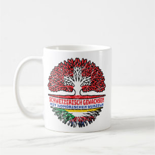 Komoren Komorisch Schweizer Schweiz Baum Wurzel Coffee Mug