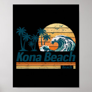 Kona Beach Group Matching Family Vacation Summer  Poster