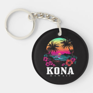 Kona Hawaï Fleurs d'Hibiscus Hawaïen Surfeur