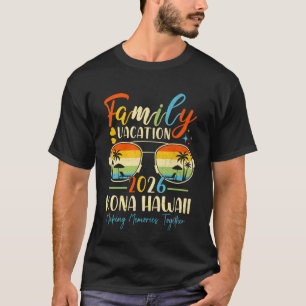 Kona Hawaii Beach Family Vacation 2026 Summer Vibe T-Shirt