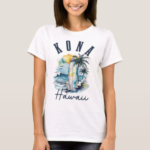 Kona Hawaii Hawaiian Surf Vintage Surfer Surfer _1 T-Shirt