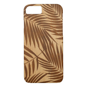 Kona Palms Hawaiian Leaf Faux Wood Case-Mate iPhone Case