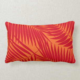 Kona Palms Hawaiian Leaf Reversible Lumbar Pillow