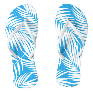 Kona Palms Hawaiian Leaf Tropical Flip Flops