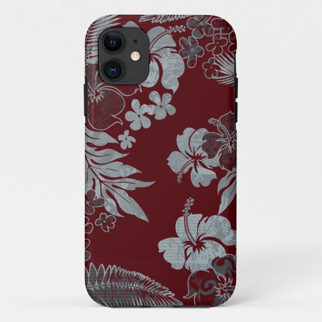 Kona Times Hibiscus iPhone 5 Cases (Back)
