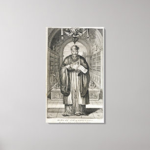 Kong-Fu-Tse, or Confucius, the Most Celebrated Phi Canvas Print