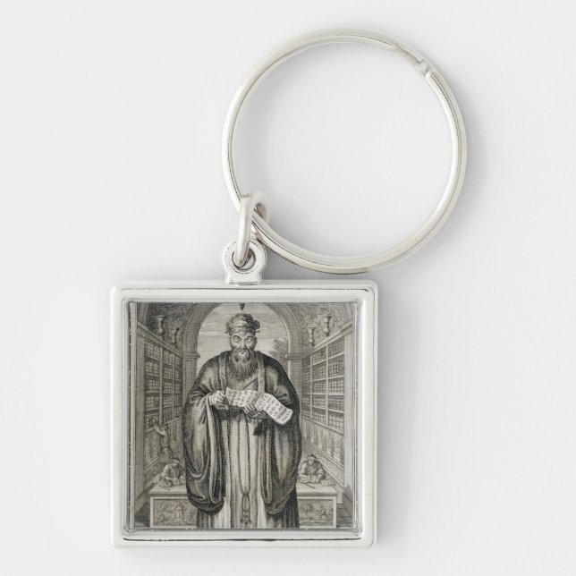 Kong-Fu-Tse, or Confucius, the Most Celebrated Phi Keychain (Front)