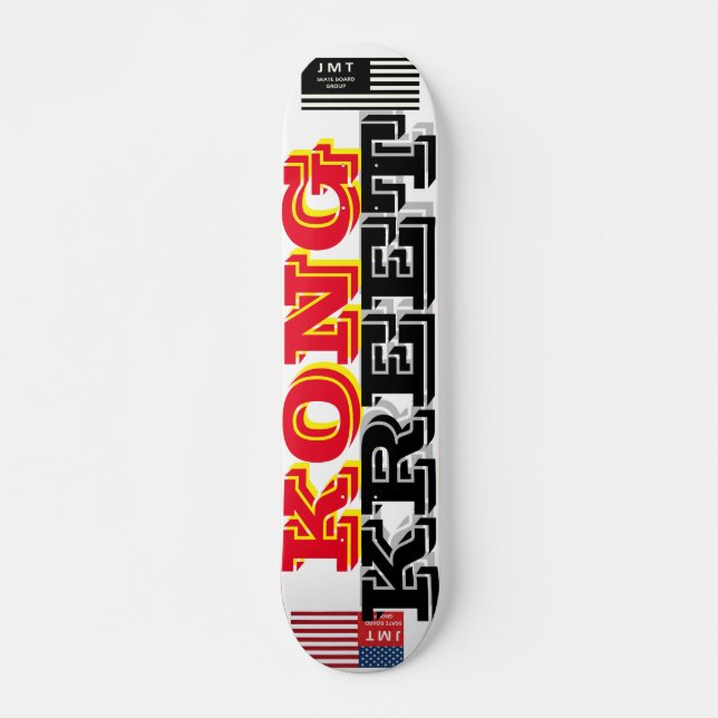 KONG KREET OFFICIAL Pont de Skateboard de 7 3/4 po (Devant)