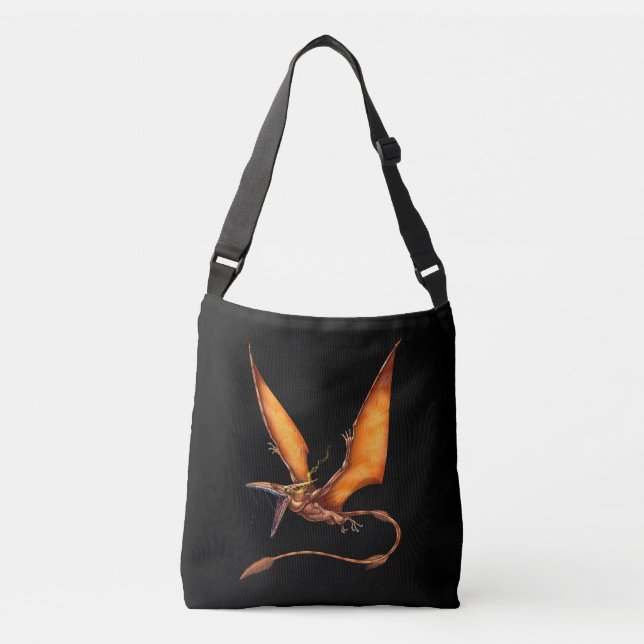 Kongamato Cryptid Creature Crossbody Bag (Front)