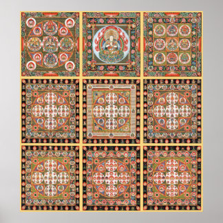 Kongokai Mandala Poster