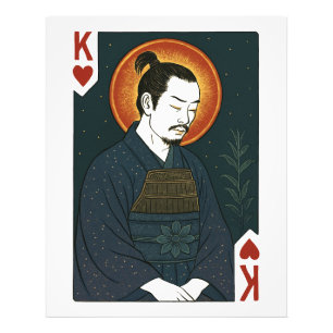 König der Herzen – Der Samurai Photo Print