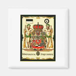 Königreich Preussen ~ Vintage Coat of Arms Print Magnet