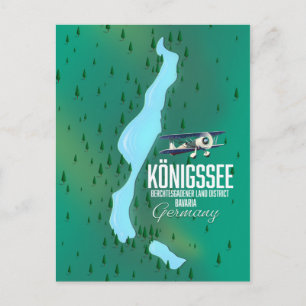Königssee Berchtesgadener Germany Postcard