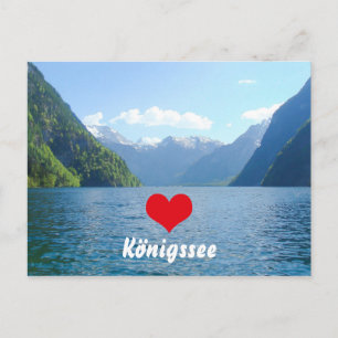 Königssee Lake in Bavaria, Germany Postcard