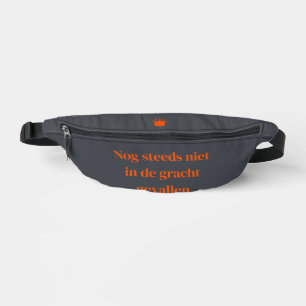 Koningsdag ceinture - Texte orange - canal -