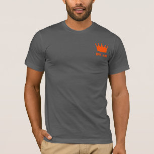 Koningsdag ‘Gezellig’ shirt - oranje Opr. kroon - 