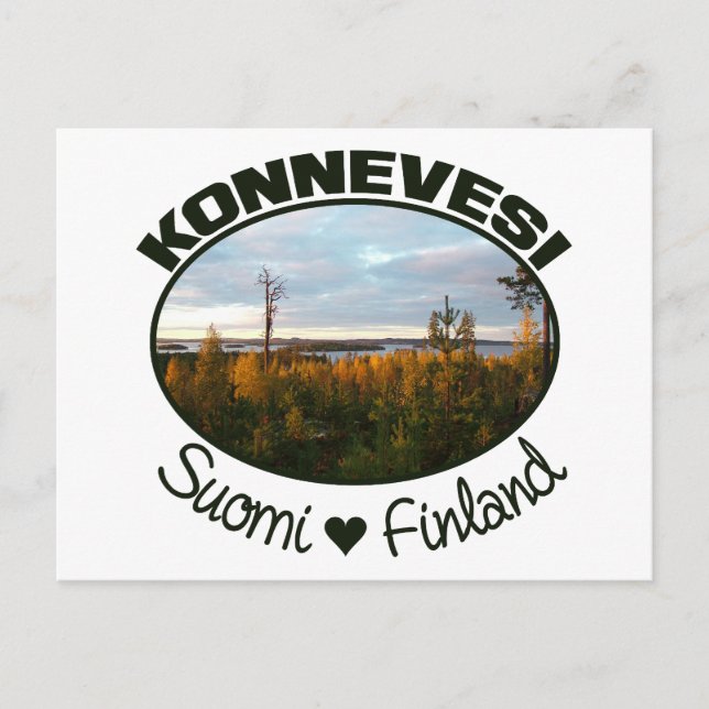 Konnevesi postcard (Front)