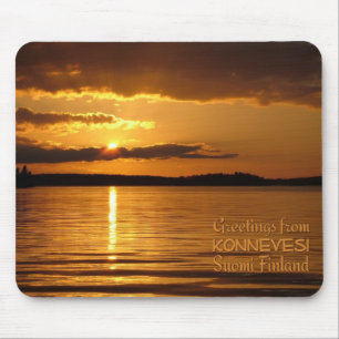 Konnevesi Sunset mousepad