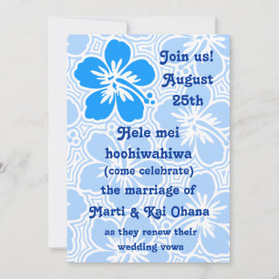 Kono Hibiscus Tropical Invitations
