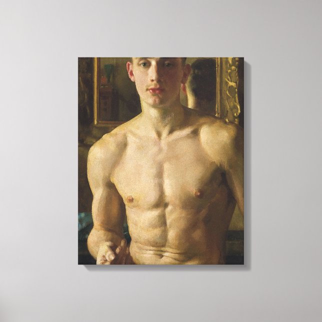 Konstantin Somov - The Boxer (1933) Canvas Print (Front)