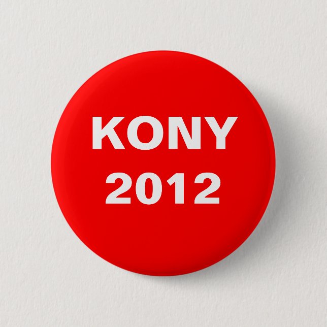 Kony 2012 2 inch round button (Front)