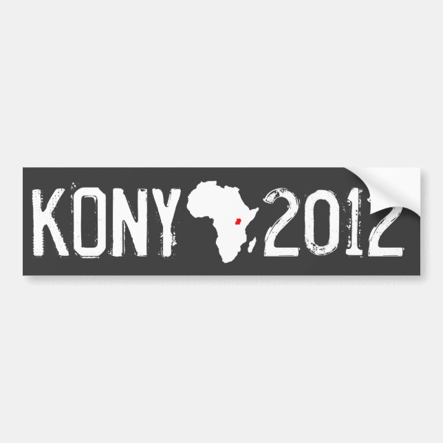 Kony 2012 bumper sticker (Front)