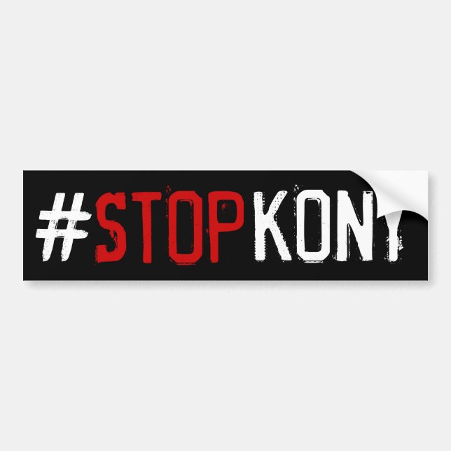 Kony 2012 bumper sticker (Front)