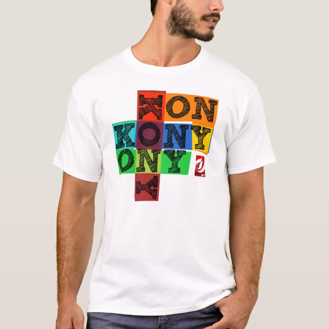 Kony 2012 Colour Block T-Shirt (Front)