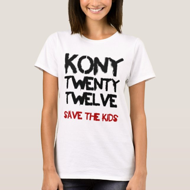 Kony 2012 - "Save the Kids"   Shirt (Front)