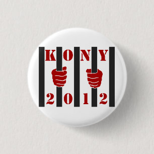 Kony 2012 Stop Joseph Kony Prison 1 Inch Round Button