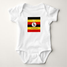 Konymoi "Born Uganda" baby vest with fastening