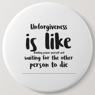 Konymoi "Forgiveness" badge 6 Inch Round Button