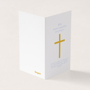 Konymoi "Sympathy Card" with a bible verse