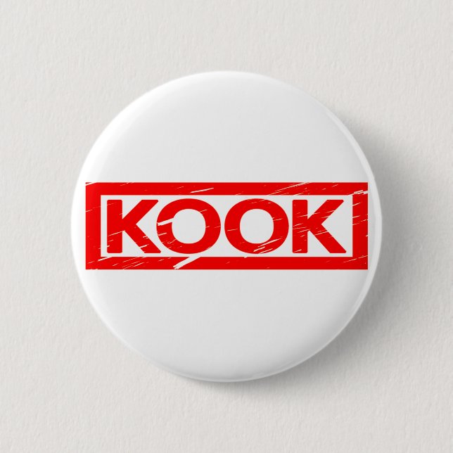 Kook Stamp 2 Inch Round Button (Front)