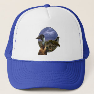 Kookaburra And Emu, Trucker Hat