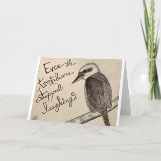 Kookaburra Arrêté De Rire Obtenir Bonne Carte De S