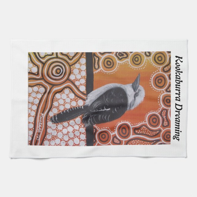 Kookaburra Dreaming MoJo Kitchen Town Kitchen Towel (Horizontal)