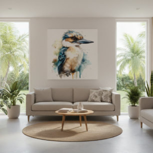 Kookaburra on a Branch Canvas Print