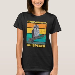 Kookaburra Whisperer Retro Vintage Bird Animal 3 T-Shirt