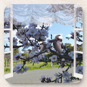 Kookaburras In My Window,  Coaster Set