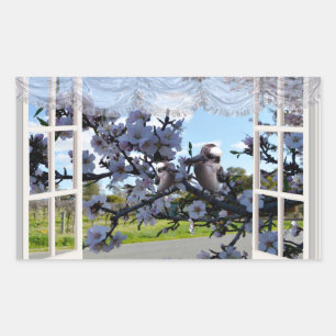Kookaburras In My Window,   Sticker