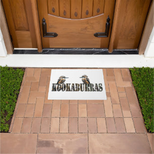 Kookaburras Is The Word Made With Kookaburras, Doormat