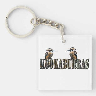 Kookaburras Is The Word Made With Kookaburras, Keychain