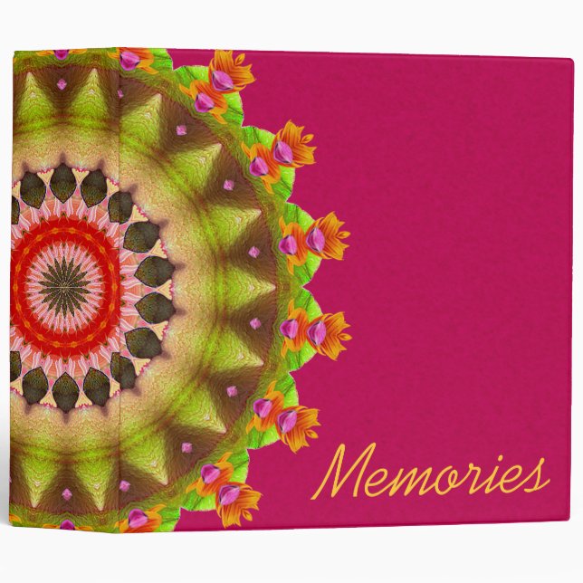 Kooky Kaleidoscope Binder (Front/Spine)