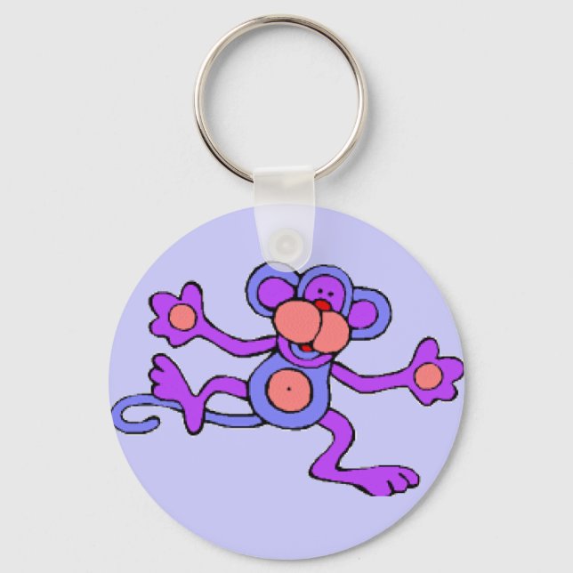Kooky Monkey Keychain (Front)