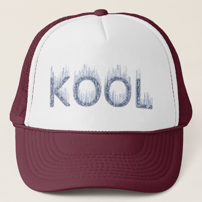 Kool - Ice Cold Design Trucker Hat (Front)