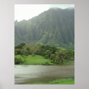 Ko'olau mountains poster