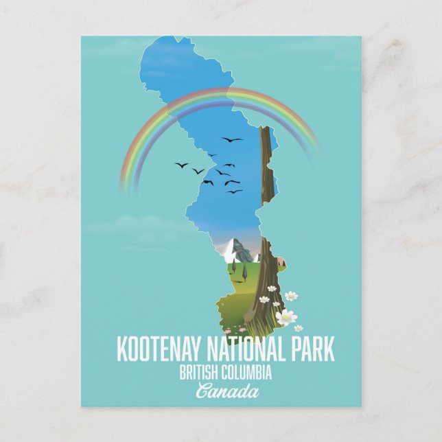 Kootenay, Kootenay National Park Canada Postcard (Front)