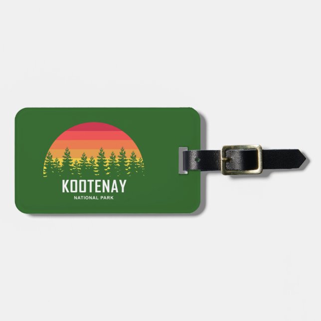 Kootenay National Park Luggage Tag (Front Horizontal)